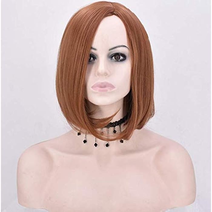 DILLARDS Short Straight Hair Synthetic Bob Wig Heat Resistant For Women (B091Cschsr) - Image 2